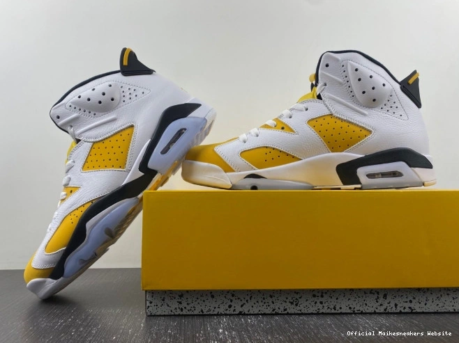 Official Maikesneakers Yellow Jordan 6 Air Ochre CT8529-170 0714